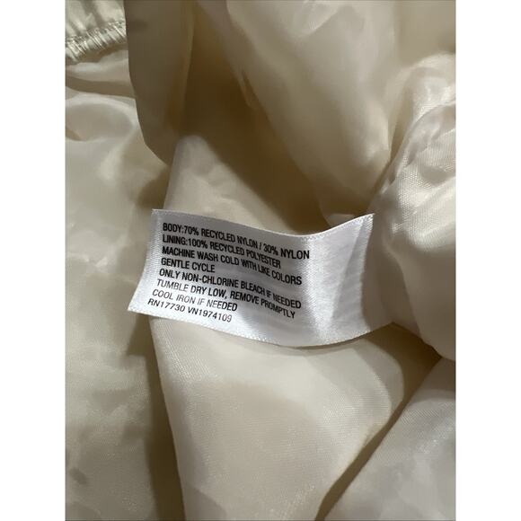 Wild Fable Mid-Rise Wide Leg Parachute Pants - Light Beige Women's M - Picture 4 of 5